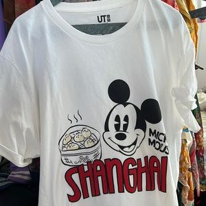Uniqlo Disney Shanghai Mickey Mouse shirt